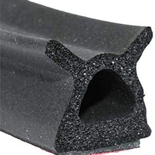 Steele Rubber Products Service Vehicle Compartment Door Seal - Peel-N-Stick Large Hollow Half Round with Ears - Sold and Priced by The Foot 70-3802-477