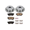 Power Stop KOE5213 Autospecialty Rear Replacement Brake Kit-OE Brake Rotors & Ceramic Brake Pads