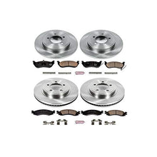 Power Stop KOE1443 Autospecialty Front and Rear Replacement Brake Kit-OE Brake Rotors & Ceramic Brake Pads