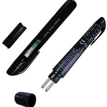 Brake Fluid Tester Pen with 5 LED Indicators Auto Brake Diagnostic Testing Tool for DOT3 DOT4 (BLACK1)