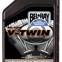 BEL-RAY V-TWIN SEMI-SYNTH ENGINE OIL 20W-50 (1L), Manufacturer: BEL-RAY, Manufacturer Part Number: 96910-BT1QB-AD, Stock Photo - Actual parts may vary. (1)