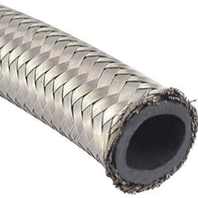 evil energy 1M AN4 AN6 AN8 AN10 AN12 Stainless Steel Double Braided Hose Oil Fuel Hose Line Universal Oil Cooler Fuel Hose Tube