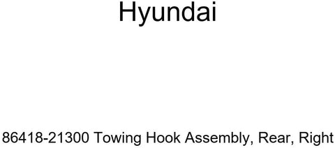 HYUNDAI Genuine 86418-21300 Towing Hook Assembly, Rear, Right