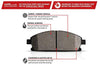 Power Stop K6083 Front and Rear Z23 Carbon Fiber Brake Pads with Drilled & Slotted Brake Rotors Kit