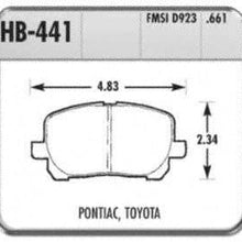 Hawk Performance HB441F.661 HPS Performance Ceramic Brake Pad