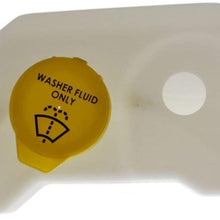 Washer Reservoir Windshield Expansion Tank w/Washer Pump, Cap, and Fluid Level Sensor Port compatible with Vehicles w/Rear Wiper