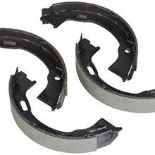 Bosch BS701 Blue Drum Parking Brake Shoe Set for Ford: 1995-99 Explorer, 1995-03 Windstar; Jeep: 1994-98 Grand Cherokee; Mercury: 1997-99 Mountaineer - REAR