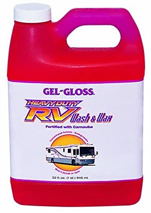 TR Industry/ Gel Gloss WW-32 RV Trailer Camper Cleaners Heavy Duty Rv Wash & Wax 32 Oz.