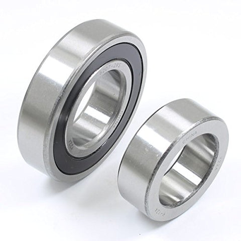 WJB WBRW124R - Rear Wheel Bearing with Lock Collar - Cross Reference: National RW124R/ Timken RW124R/ SKF Grw124-R, 1 Pack