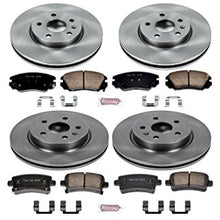 Power Stop KOE5515 Autospecialty Front and Rear Replacement Brake Kit-OE Brake Rotors & Ceramic Brake Pads