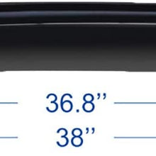 Deebior 38" Universal Moonroof Air Deflector Thickness Top Sunroof Moon Roof Rain Snow Guard Vent Shades