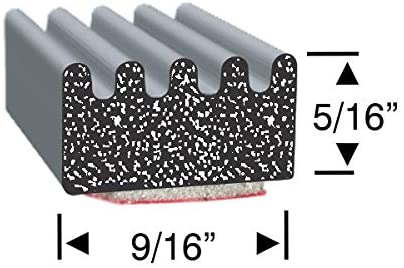 Steele Rubber Products - RV Peel-N-Stick Ribbed Wide - Sold and Priced per Foot and as 5/ft, 10/ft and 30/ft Strips (Per Foot)