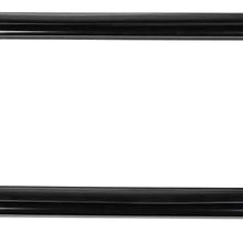 WHEELTECH 43.3" Roof Rack Cross Bar Rail fit for 2002-2006 For Chevrolet Avalanche 1500 2500,2005-2010 For Chevrolet Cobalt,2011-2016 For Chevrolet Cruze Adjustable Window Frame Black Crossbars