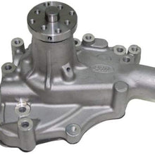 PRW 1430202 Performance Quotient 3/4" Pilot Shaft As-Cast Competition Plus Left Inlet Revised Impeller Entry Aluminum Water Pump for Ford 302 1970-78, 351W 1970-87