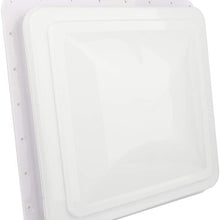 Ineedup Fresh Air Rain Ventilation VK100M White Quick Installation for 14 x 14 Vent Cover Ventilation Motorhome Camper Trailer Ventline