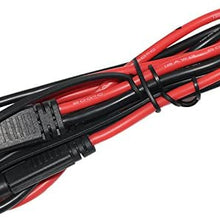 KUNCAN 3FT Sae to Sae Extension Cable DC Power Heavy Duty 12AWG 2 Pin Quick Disconnect Wire Harness with Waterproof Cover