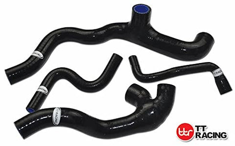 Silicone Breather Hose Pipe Kit Black For VW Golf GTI MK4 1.8T AWP APH AWV AWD