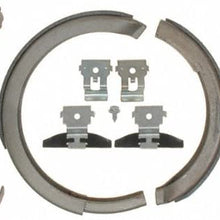 ACDelco 14781B Advantage Bonded Rear Parking Brake Shoe with Hardware