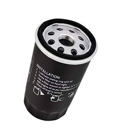 Kvjicdo 122-0836 Oil Filter Compatible with RV QG 5500/7000 Series HGJAA HGJAB HGJAC Spin-on Rep 01220836 B7238 PH2875 PH10027