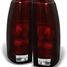 For C/K C10 Series Blazer Sierra Suburban Pickup Truck Red Smoke Rear Tail Light Brake Lamps Replacement