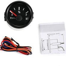 ELING Fuel Level Gauge Meter 0-190ohm Signal 52mm with Backlight 12V/24V