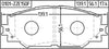 FEBEST 0101-ZZE150F Front Disc Brake Pad Kit