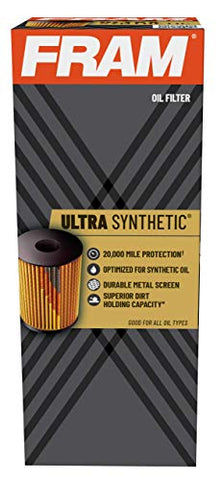 FRAM Ulta Synthetic Automotive Replacement Oil Filter, Designed for Synthetic Oil Changes Lasting up to 20k Miles, XG10295 (Pack of 1)