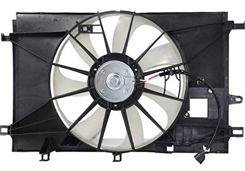 Sunbelt Radiator And Condenser Fan For Toyota C-HR TO3115199 Drop in Fitment