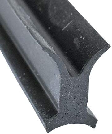 Steele Rubber Products Service Vehicle Compartment Door Seal - Roll up Door Bottom Rail Seal Small X Profile - Sold and Priced by The Foot 70-3997-477