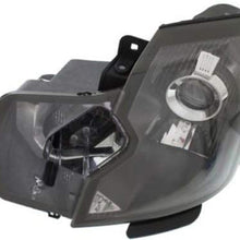 OE Replacement Driver Side Headlight Clear Lens With Bulb(s) for Cadillac - REPC100308