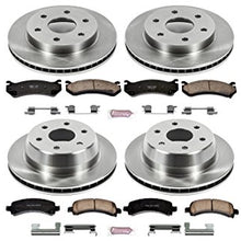 Power Stop KOE2016 Autospecialty Front and Rear Replacement Brake Kit-OE Brake Rotors & Ceramic Brake Pads