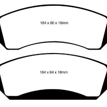 EBC Brakes DP71830 7000 Series Greenstuff SUV Supreme Compound Brake Pad