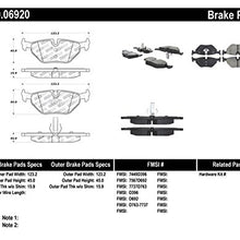 StopTech 309.06920 Sport Brake Pads with Shims and Hardware