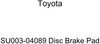 Toyota SU003-04089 Disc Brake Pad