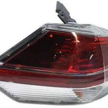 Go-Parts - for 2014 - 2016 Nissan Rogue Tail Light Rear Lamp Assembly Replacement - Left (Driver) 26555-4BA0A NI2804102 Replacement 2015