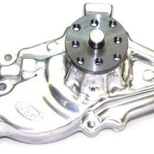 PRW 1435010 Performance Quotient 5/8" Pilot shaft High Flow Short-Style Aluminum Polished Water Pump for Chevy SB 1955-72