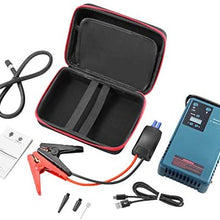 Jump Starter with air Compressor & Mobile Power Support Automatic Cordless Tire Inflator Portable Air Compressor, Easy to Read Digital Pressure Gauge, 10200MA Capacity 500A Peak Current car Battery