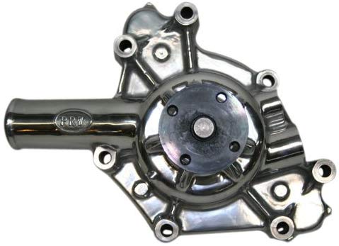 PRW 1431810 Performance Quotient High Flow Aluminum Polished Water Pump for Mopar 318-360 1969-85