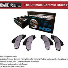 DK1604-8D Rear Drilled Rotors and Ultimate HD Ceramic Brake Pads Kit