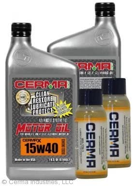 Cermax Diesel Engine Treatment Package Kit 15-w-40-w Oil (3 to 4.8 Liter Engines)