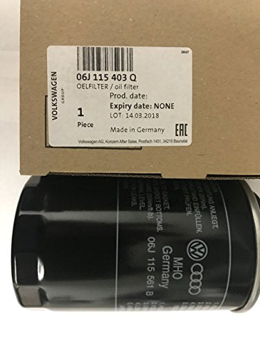 Volkswagen 06J 115 403 Q, Engine Oil Filter