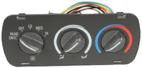 ACDelco 15-72692 GM Original Equipment Very Dark Gray Auxiliary Heating/Air Conditioning Control Panel