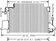 Spectra A/C Condenser 7-4570