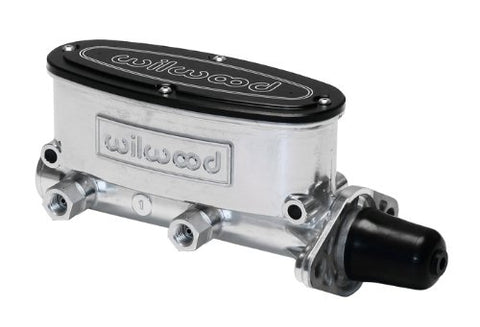 Master Cylinder, Tandem, 1 in Bore, 1.100 in Stroke, Integral Reservoir, Aluminum, Burnished, Kit