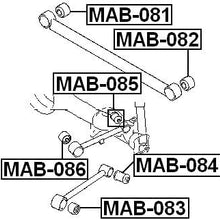 Mr448439 - Arm Bushing (for Rear Track Control Rod) For Mitsubishi