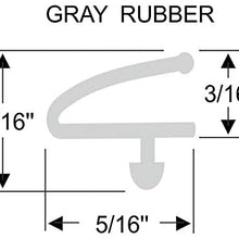 Steele Rubber Products - RV Hehr Jalousie Window Wedge Seal - Sold and Priced per Foot - 70-3841-254