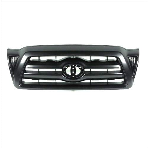 CarPartsDepot, Front Grille Replacement Black Plastic Without Emblem, 400-44543 TO1200269 5310004350