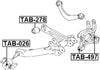 4230463010 - Arm Bushing (for Rear Assembly) For Toyota - Febest