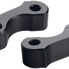 Dewhel Black 2x Aluminum Rear Window Latch Hinge Pivots For 95-04 Tacoma 00-06 Tundra Xtracab