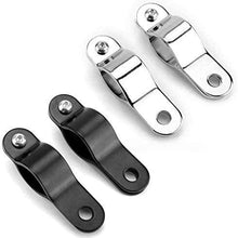 Jiewei Premium Quality Motorbike Accessories Motorcycle Universal 30-35mm Abar Bullbar Bull Nudge Bar Spot Brackets Clamps Stainless Steel MotorAccessories, Name:Chrome Black